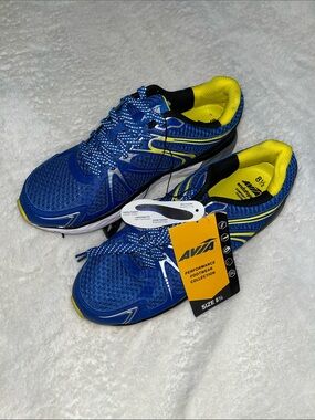 New with tags! Avia Blue with Yellow Accent Athletic Running Shoes